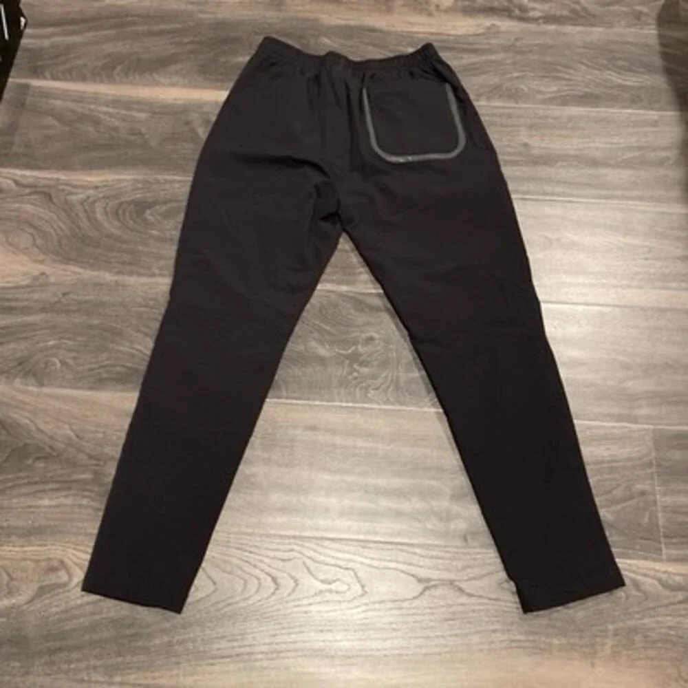 OVO October's Very Own Nylon Track Pants Size M Black Owl Logo Zipper Pockets - Picture 7 of 7